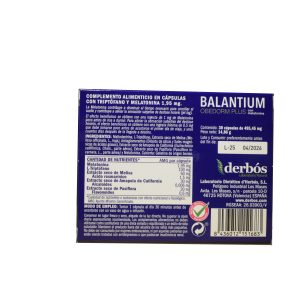 BALANTIUM OBEDORM PLUS INGREDIENTES