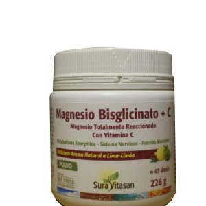 magnesio bisglicinato + c polvo