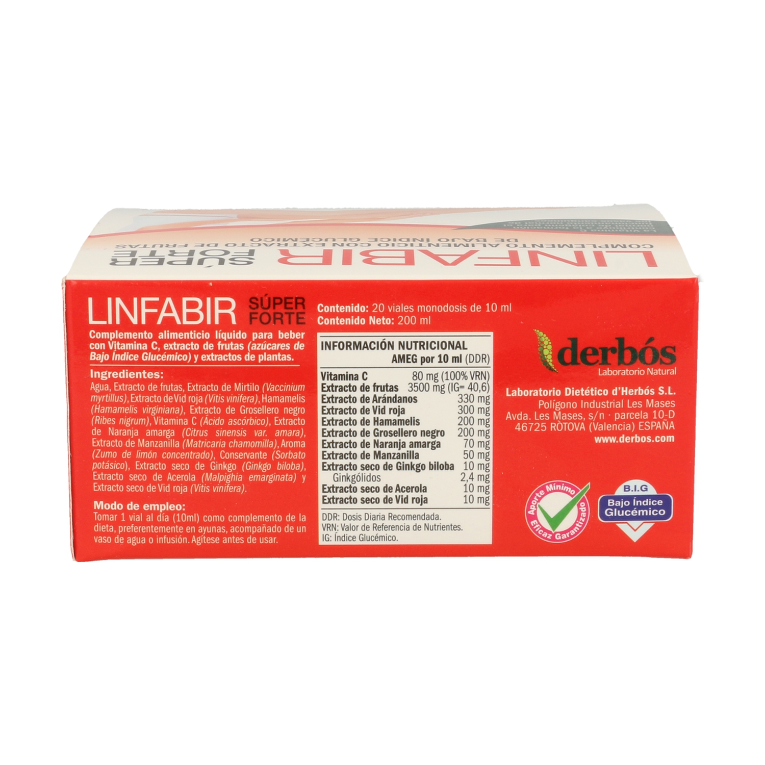 Linfabir Super Forte 20 viales - Imagen 2
