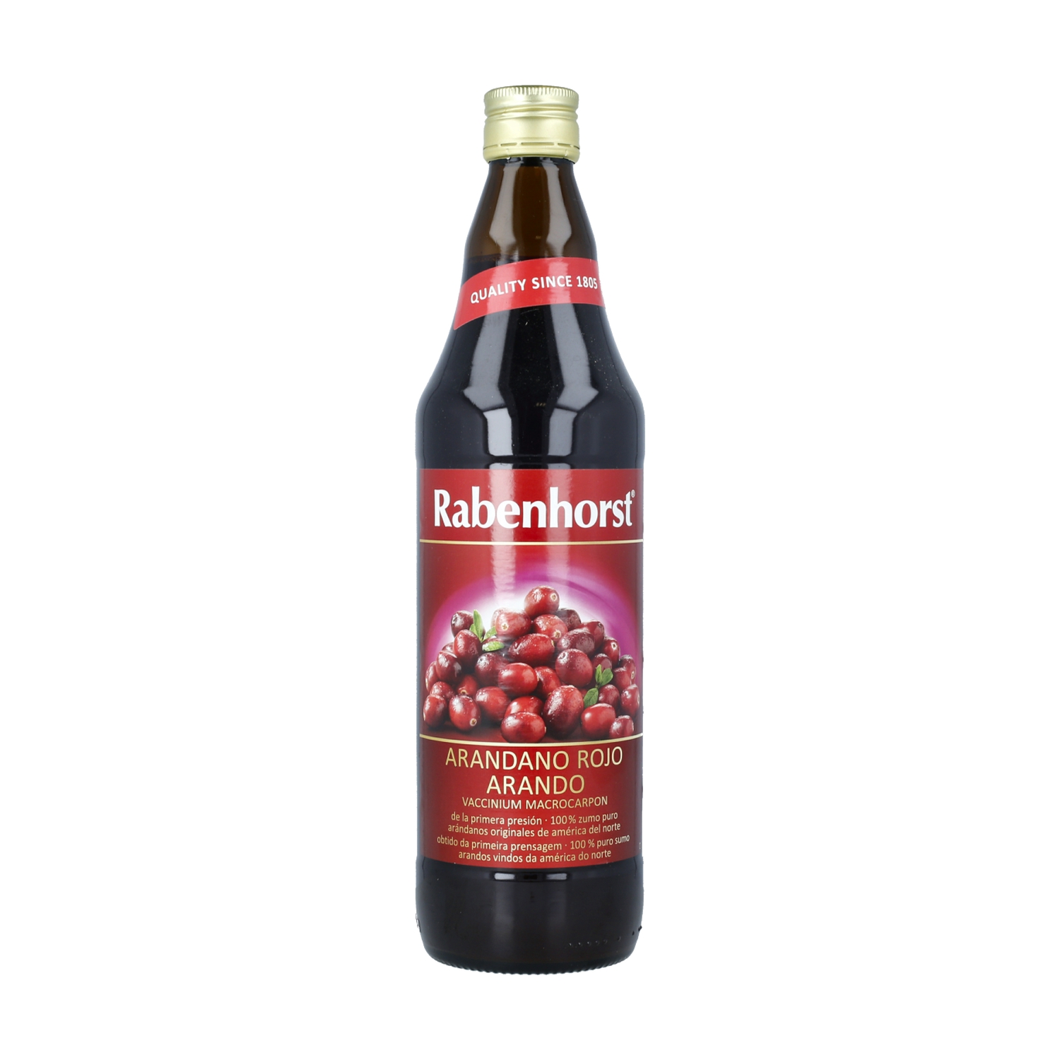 Zumo Rabenhorst Arándono Rojo 750ML