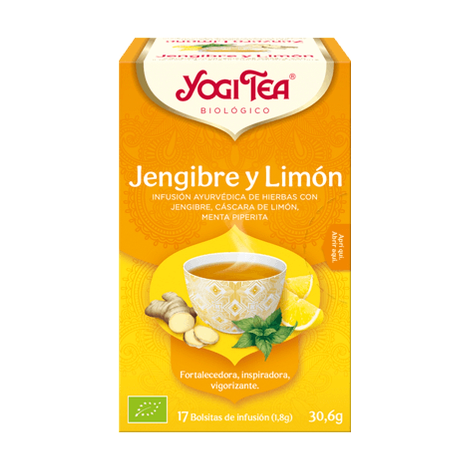 Infusión Yogi Tea Jengibre Limón