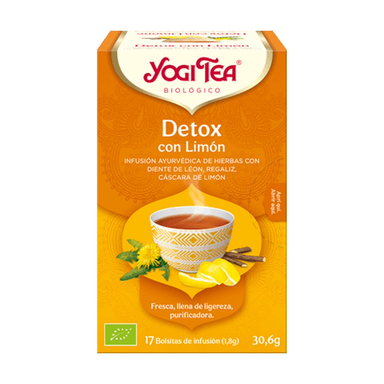 Infusión Yogi Tea Detox Limón