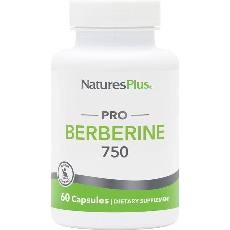 Berberina 750mg 60 capsulas Natures Plus